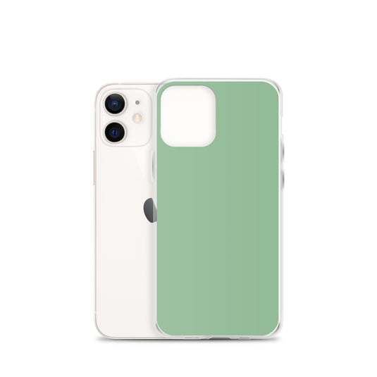 Plain Color Sea Green iPhone Case Clear Bump Resistant CREATIVETECH