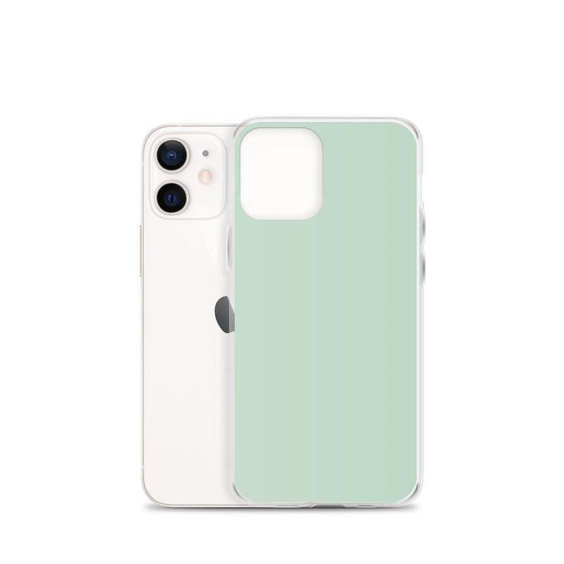 Load image into Gallery viewer, Plain Color Shallow Edgewater Blue iPhone Case Clear Bump Resistant CREATIVETECH