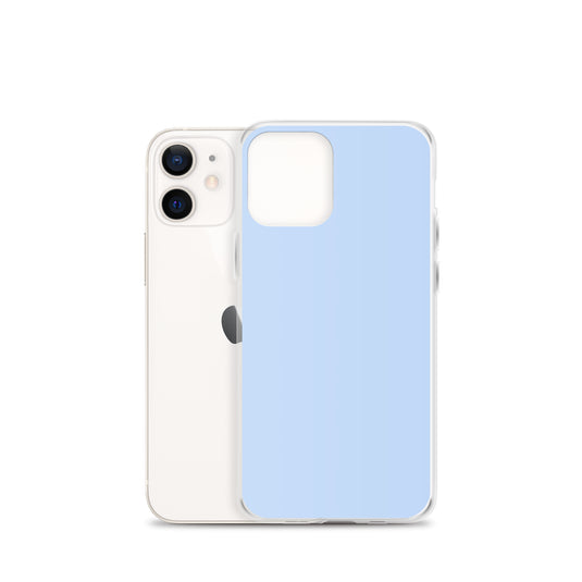 Plain Color Hawkes Blue iPhone Case Clear Bump Resistant CREATIVETECH