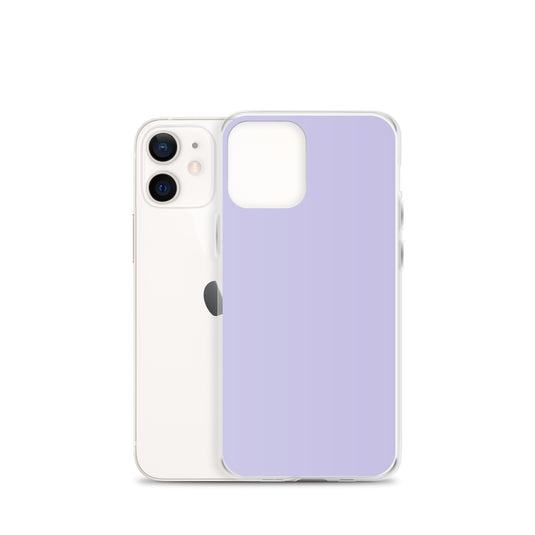 Melrose Purple Blue iPhone Clear Thin Case Plain Color CREATIVETECH