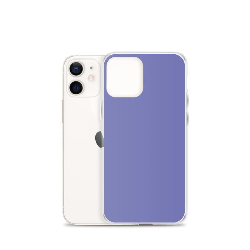 Load image into Gallery viewer, Chetwode Blue Purple iPhone Clear Thin Case Plain Color CREATIVETECH