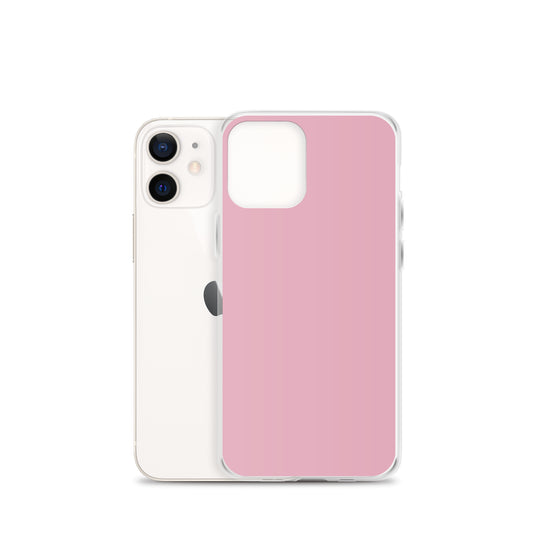 Melanie Pink iPhone Clear Thin Case Plain Color CREATIVETECH