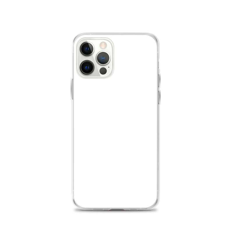 Load image into Gallery viewer, Plain Color White iPhone Case Clear Bump Resistant Flexible CREATIVETECH