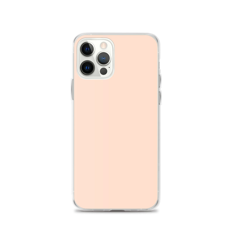 Load image into Gallery viewer, Plain Color Cinderella Orange Pink iPhone Case Clear Bump Resistant Flexible CREATIVETECH