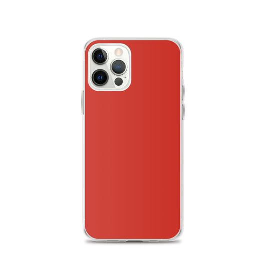Plain Color Harley Red iPhone Case Clear Bump Resistant Flexible CREATIVETECH