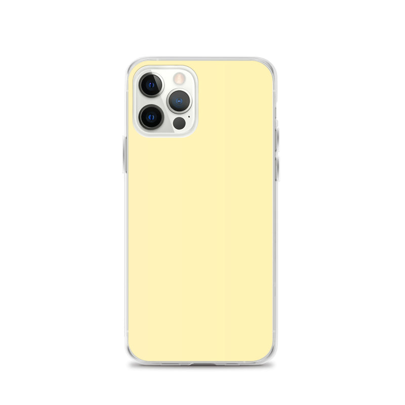 Load image into Gallery viewer, Plain Color Banana Yellow iPhone Case Clear Bump Resistant CREATIVETECH
