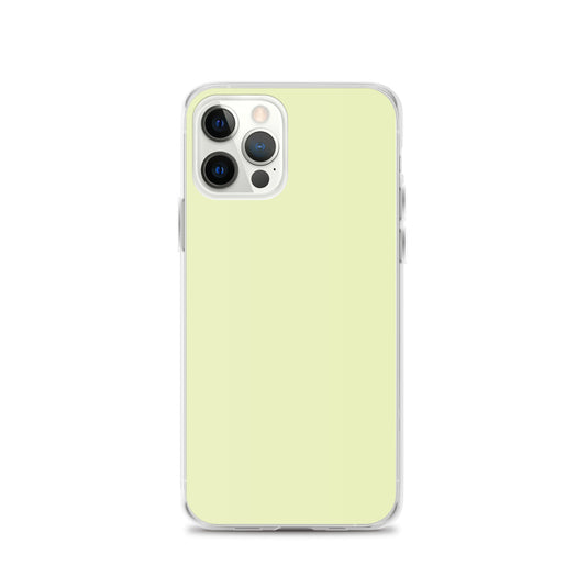 Plain Color Flurry Green iPhone Case Clear Bump Resistant CREATIVETECH