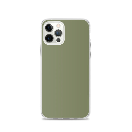 Plain Color Finch Green iPhone Case Clear Bump Resistant CREATIVETECH