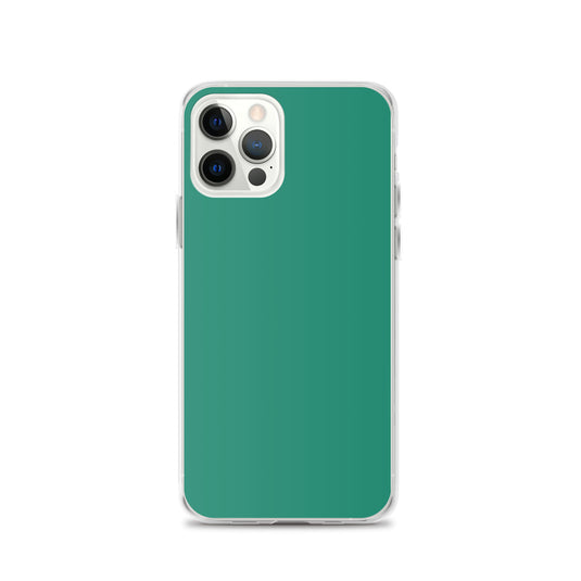 Plain Color Elf Green iPhone Case Clear Bump Resistant CREATIVETECH