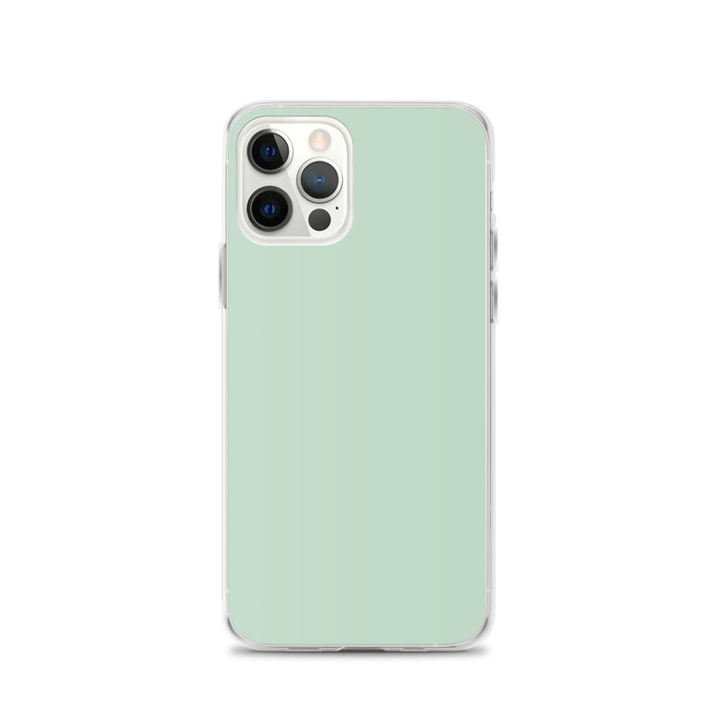 Load image into Gallery viewer, Plain Color Shallow Edgewater Blue iPhone Case Clear Bump Resistant CREATIVETECH