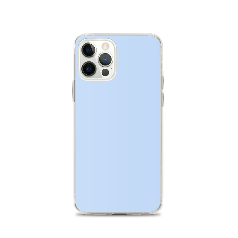 Load image into Gallery viewer, Plain Color Hawkes Blue iPhone Case Clear Bump Resistant CREATIVETECH