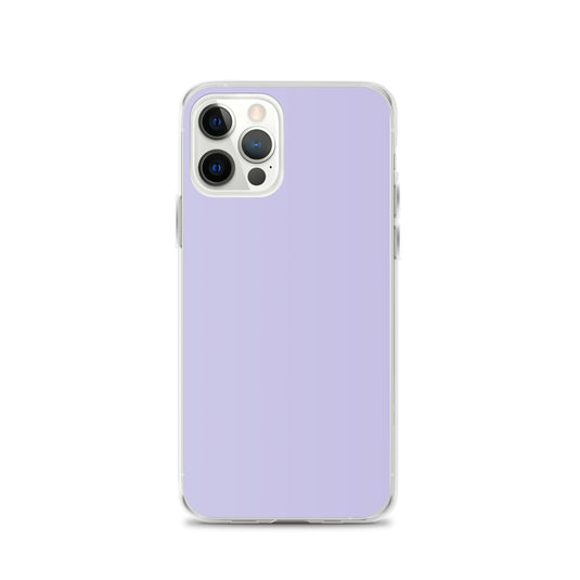 Melrose Purple Blue iPhone Clear Thin Case Plain Color CREATIVETECH