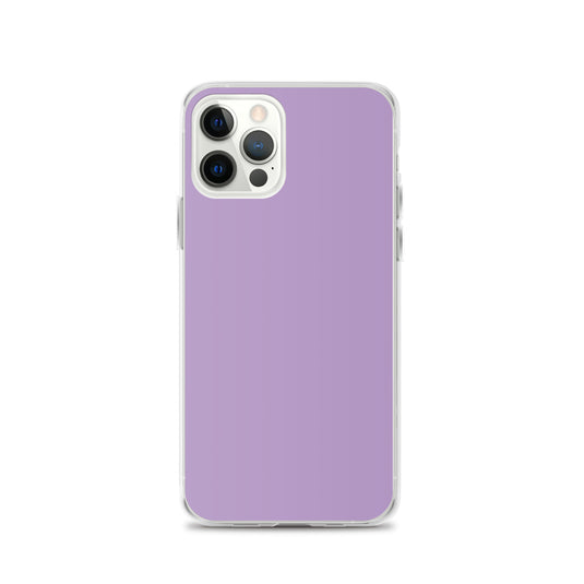 East Side Violet Purple iPhone Clear Thin Case Plain Color CREATIVETECH