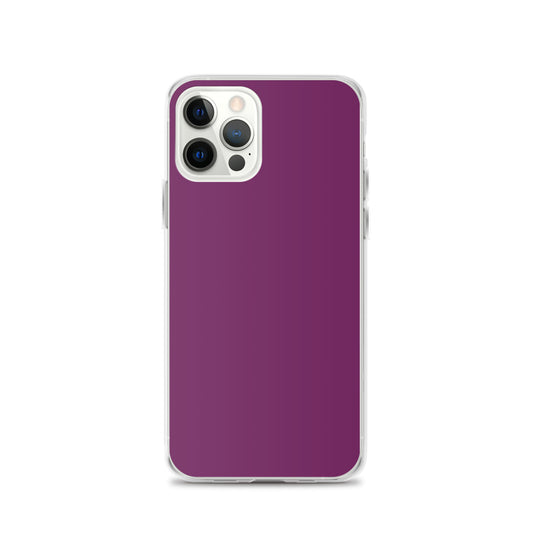 Palatinate Purple iPhone Clear Thin Case Plain Color CREATIVETECH