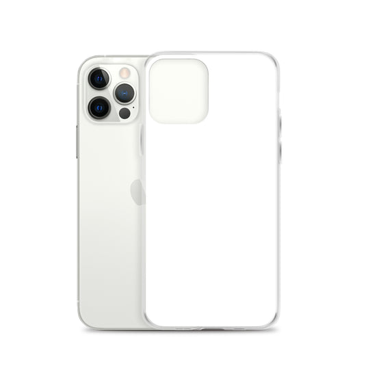 Plain Color White iPhone Case Clear Bump Resistant Flexible CREATIVETECH