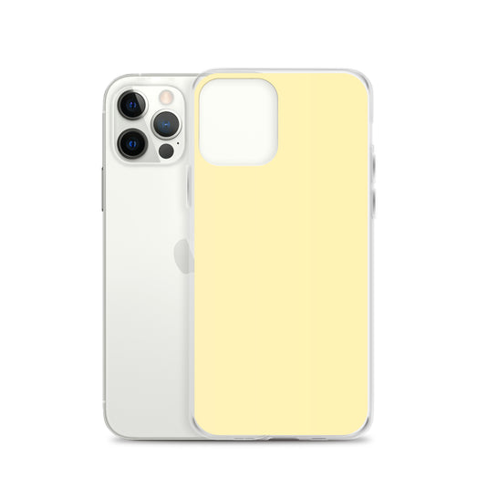 Plain Color Banana Yellow iPhone Case Clear Bump Resistant CREATIVETECH