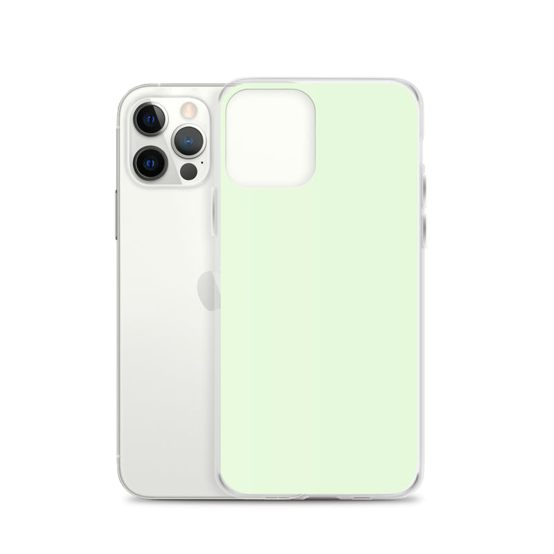 Load image into Gallery viewer, Plain Color Panache Green iPhone Case Clear Bump Resistant CREATIVETECH