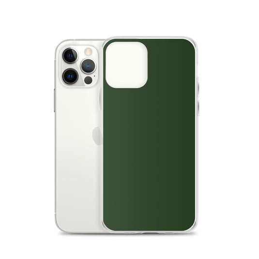 Plain Color Sage Green iPhone Case Clear Bump Resistant CREATIVETECH