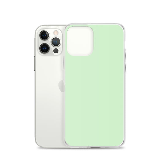Plain Color Tara Green iPhone Case Clear Bump Resistant CREATIVETECH