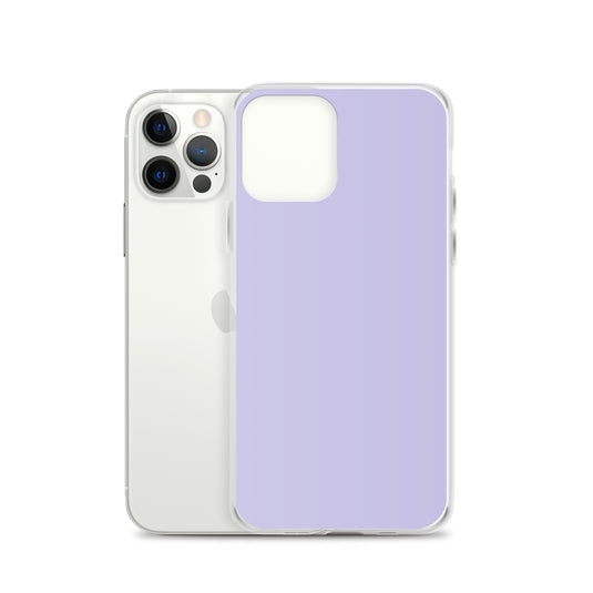 Melrose Purple Blue iPhone Clear Thin Case Plain Color CREATIVETECH