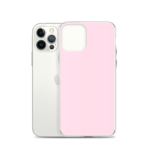 Piglet Pink iPhone Clear Thin Case Plain Color CREATIVETECH