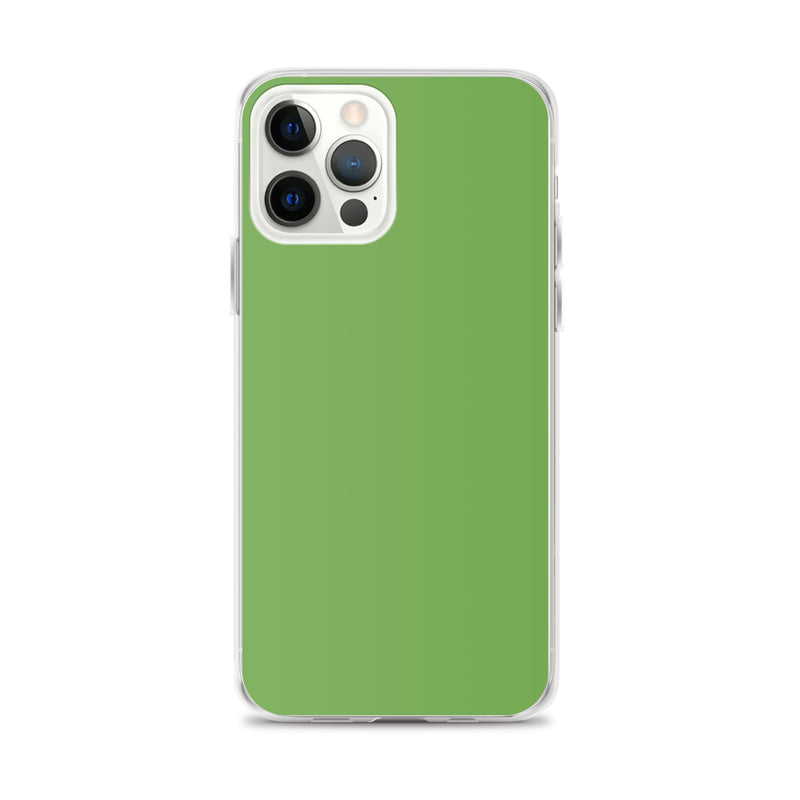 Load image into Gallery viewer, Plain Color Green iPhone Case Clear Bump Resistant CREATIVETECH