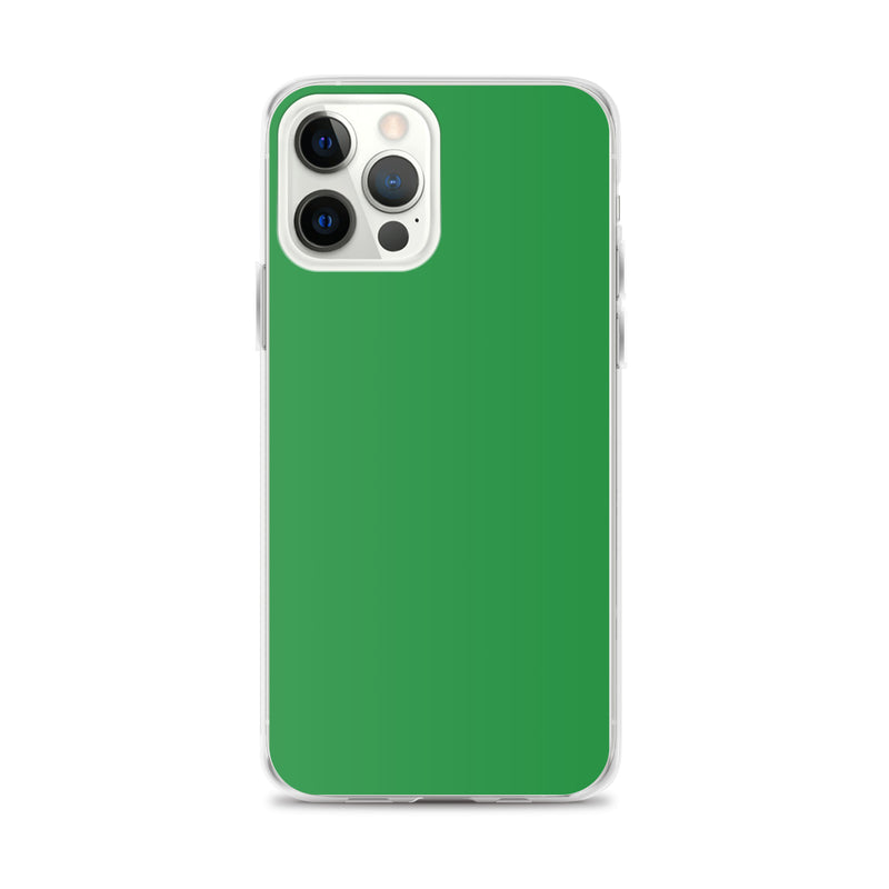 Load image into Gallery viewer, Plain Color Sea Green iPhone Case Clear Bump Resistant CREATIVETECH