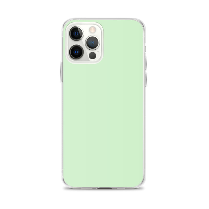 Load image into Gallery viewer, Plain Color Tara Green iPhone Case Clear Bump Resistant CREATIVETECH