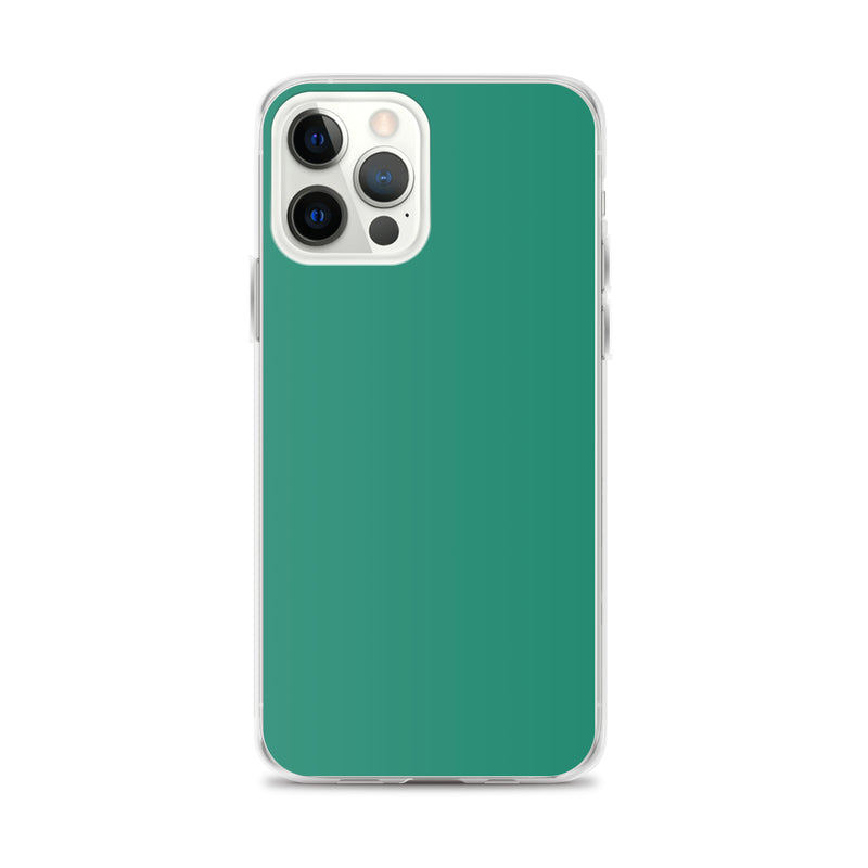 Load image into Gallery viewer, Plain Color Elf Green iPhone Case Clear Bump Resistant CREATIVETECH