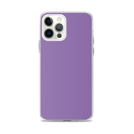 Ce Soir Violet Purple iPhone Clear Thin Case Plain Color CREATIVETECH