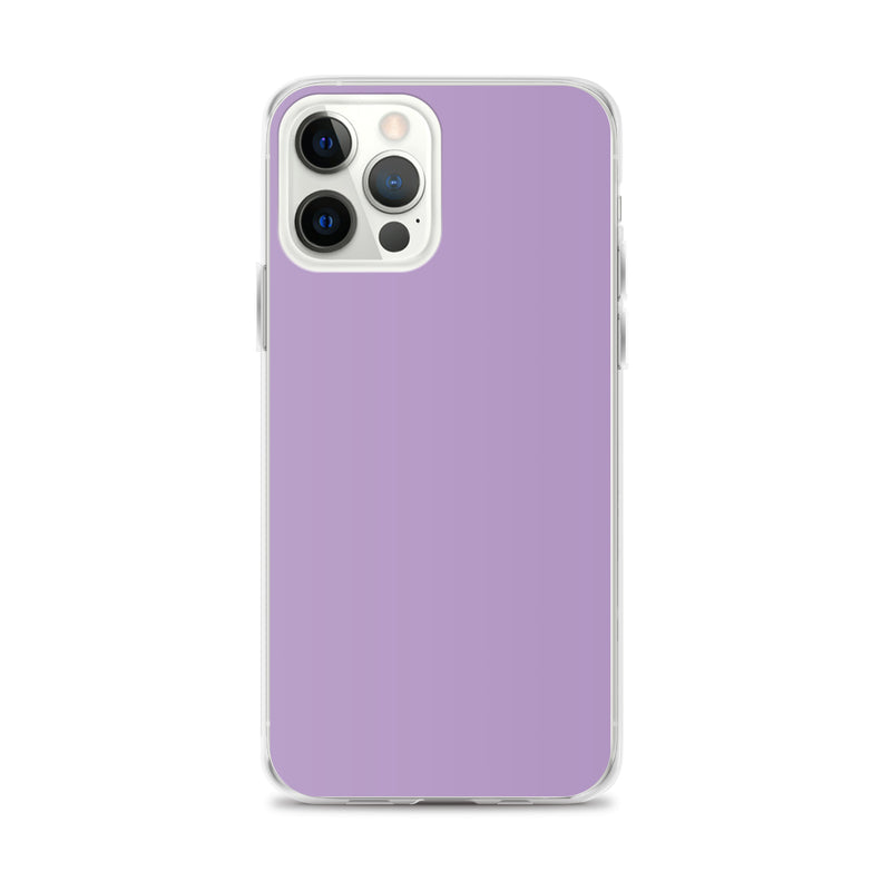 Load image into Gallery viewer, East Side Violet Purple iPhone Clear Thin Case Plain Color CREATIVETECH