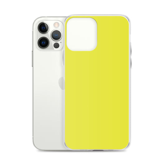 Plain Color Starship Yellow iPhone Case Clear Bump Resistant CREATIVETECH