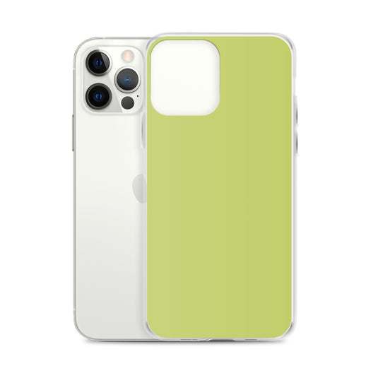 Plain Color Lime Green iPhone Case Clear Bump Resistant CREATIVETECH