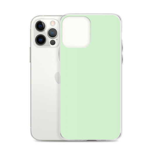 Plain Color Tara Green iPhone Case Clear Bump Resistant CREATIVETECH