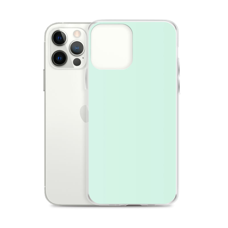 Load image into Gallery viewer, Plain Color Humming Bird Green iPhone Case Clear Bump Resistant CREATIVETECH