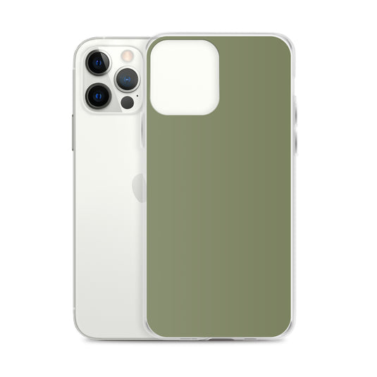 Plain Color Finch Green iPhone Case Clear Bump Resistant CREATIVETECH