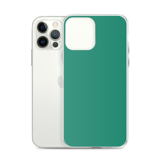 Plain Color Elf Green iPhone Case Clear Bump Resistant CREATIVETECH
