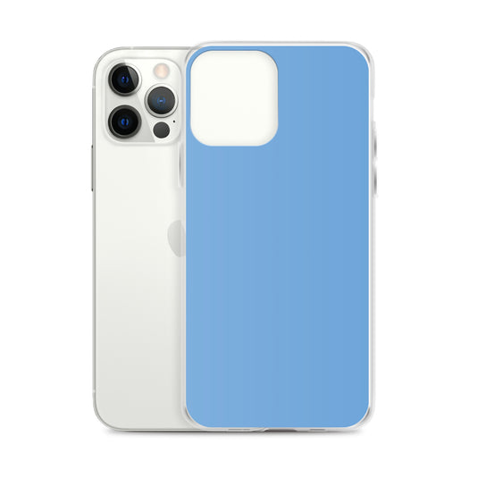 Plain Color Jordy Blue iPhone Case Clear Bump Resistant CREATIVETECH