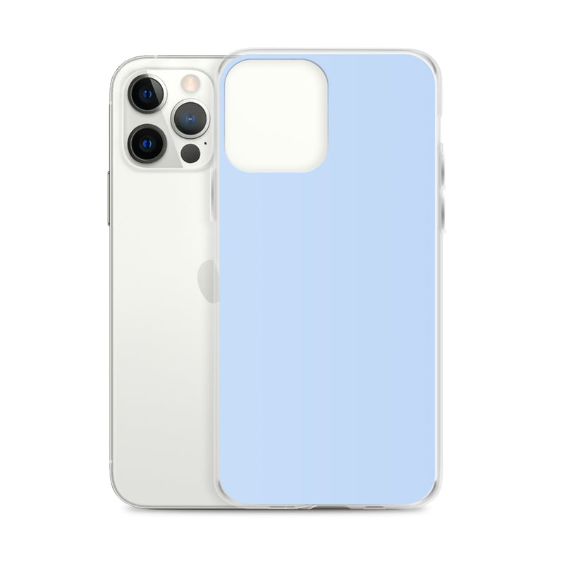 Load image into Gallery viewer, Plain Color Hawkes Blue iPhone Case Clear Bump Resistant CREATIVETECH