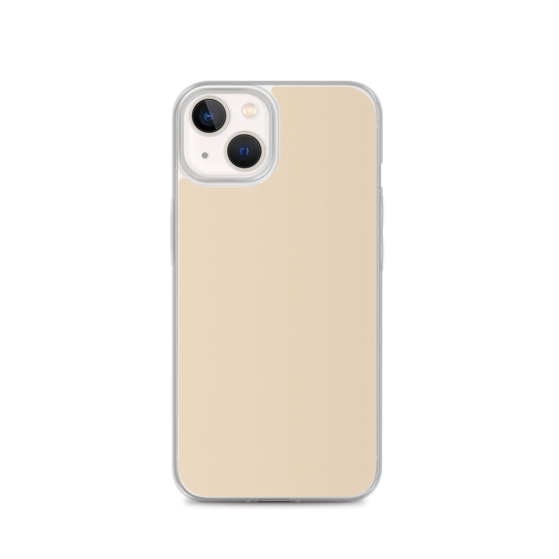 Load image into Gallery viewer, Plain Color Champagne Yellow iPhone Case Clear Bump Resistant Flexible CREATIVETECH
