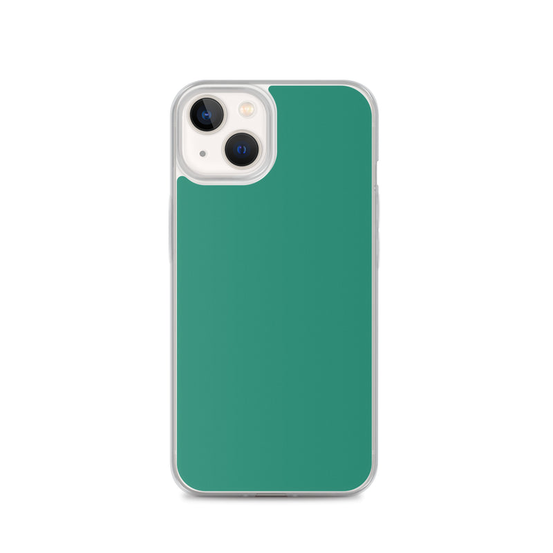 Load image into Gallery viewer, Plain Color Elf Green iPhone Case Clear Bump Resistant CREATIVETECH