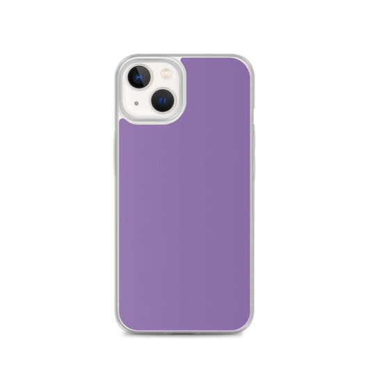 Ce Soir Violet Purple iPhone Clear Thin Case Plain Color CREATIVETECH