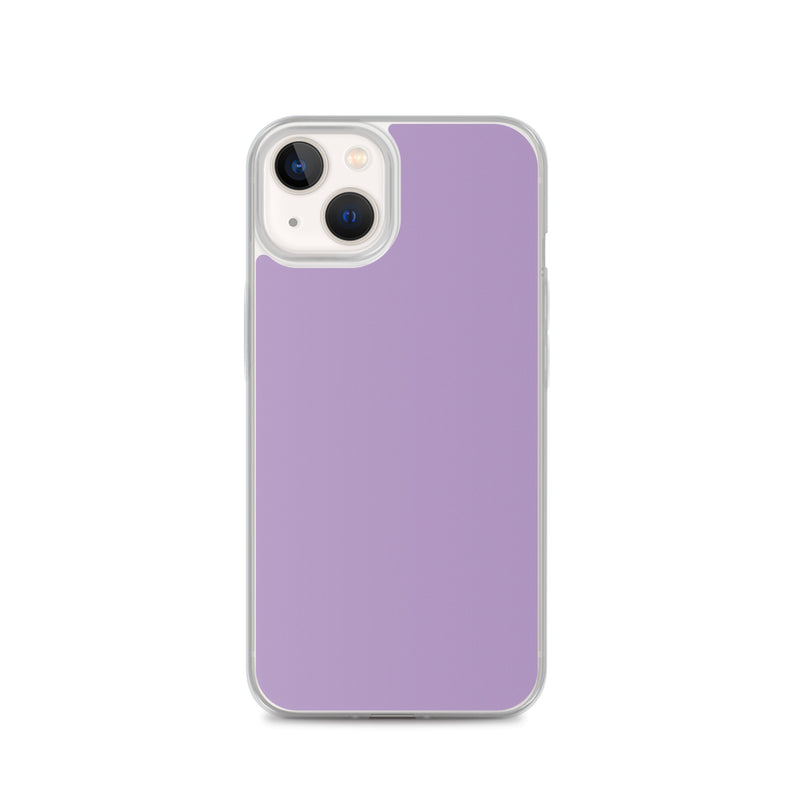 Load image into Gallery viewer, East Side Violet Purple iPhone Clear Thin Case Plain Color CREATIVETECH