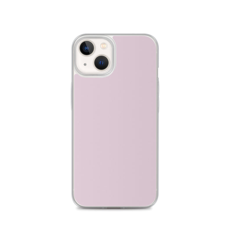 Load image into Gallery viewer, Pale Twilight Pink iPhone Clear Thin Case Plain Color CREATIVETECH
