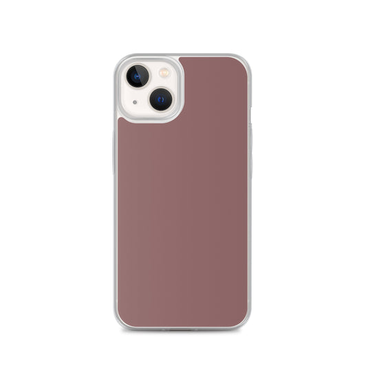 Light Brown Wood iPhone Clear Thin Case Plain Color CREATIVETECH
