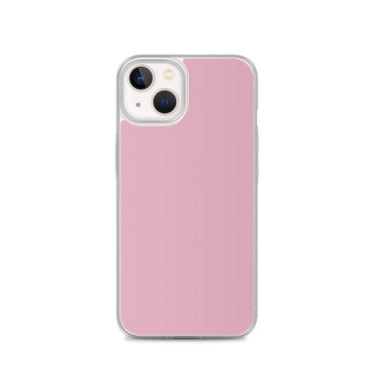 Melanie Pink iPhone Clear Thin Case Plain Color CREATIVETECH