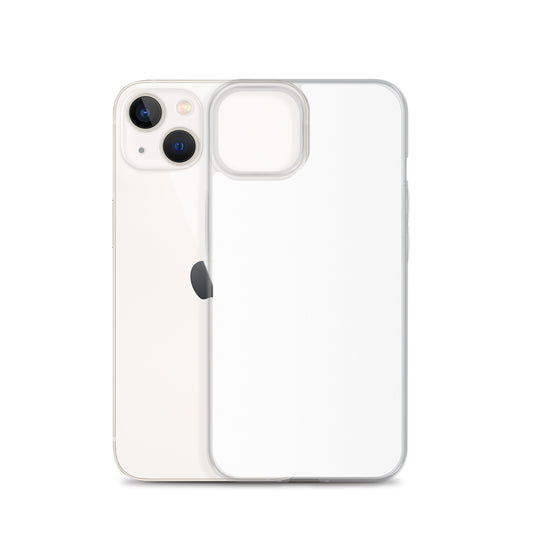 Plain Color White iPhone Case Clear Bump Resistant Flexible CREATIVETECH