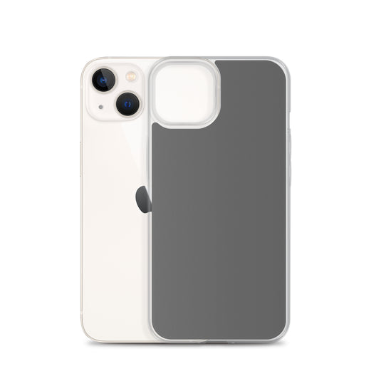 Plain Color Zambezi Grey iPhone Case Clear Bump Resistant CREATIVETECH