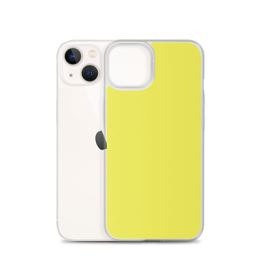 Plain Color Daisy Yellow iPhone Case Clear Bump Resistant CREATIVETECH