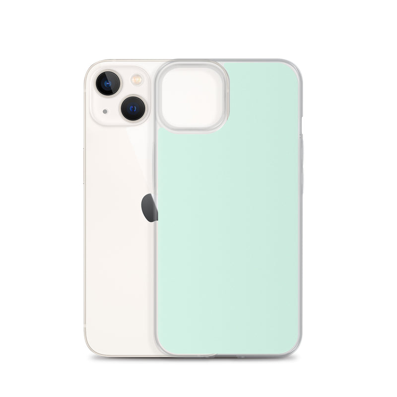 Load image into Gallery viewer, Plain Color Humming Bird Green iPhone Case Clear Bump Resistant CREATIVETECH